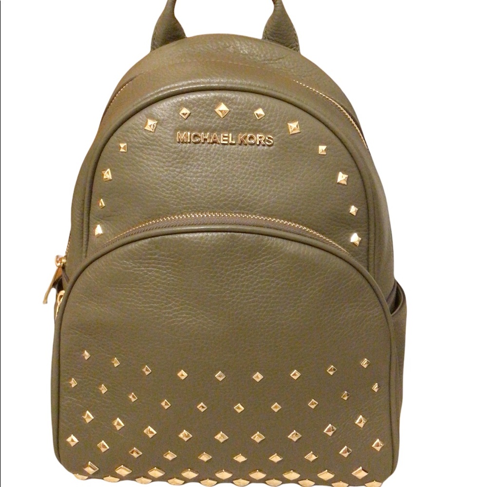 MICHAEL KORS Abbey Med Studded Optic Backpack